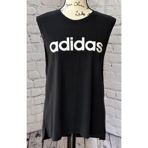 Adidas Women’s Black Lin Sol Tank Top (Size L)
